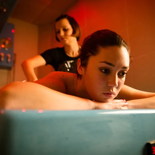 Ducha Vichy del spa del hotel