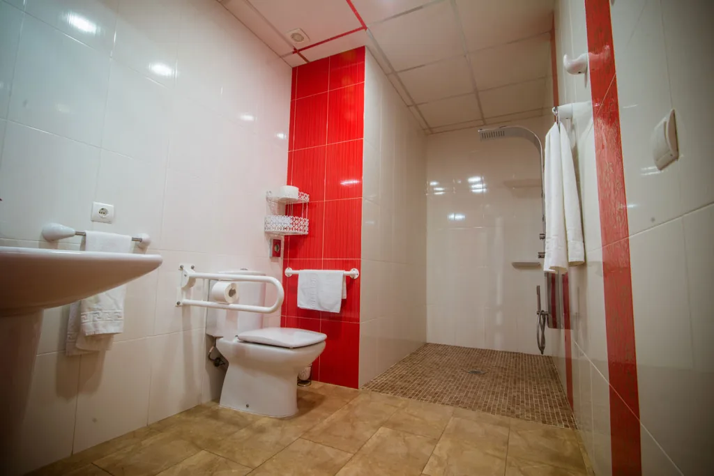Baño privado de una habitación del hotel