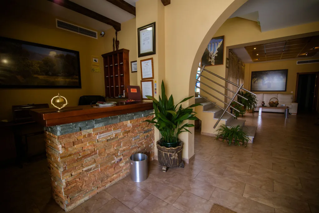 Recepción del Hotel Rural Miguel Ángel